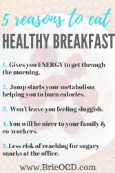 Believing it is not necessary, or excusing it due to their time schedule, most people begin their day. Importance of a Protein Packed Breakfast! - BrieOCD