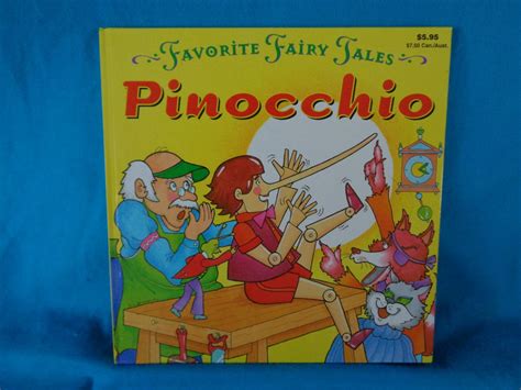 Vintage 1993 Pinocchio Favorite Fairy Tales Book Retold By Etsy
