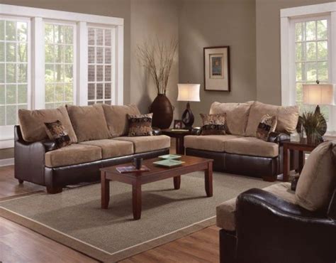 Exceptional Nobility And Elegance Of Brown Living Room