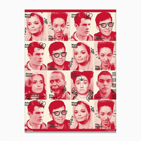 yearbook canvas print by netflix sex education posters fy