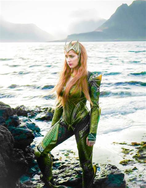 Amber Heard As Mera Amber Heard Aquaman Cosplay Woman