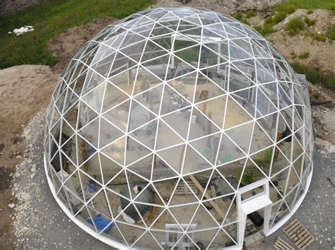 Solar Geodesic Dome Covered Cob House Rises In The Far Reaches Of