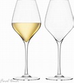 Final Touch, Calici da vino bianco in cristallo, 100% senza piombo, in ...