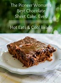 The Pioneer Woman's Best Chocolate Cake. Ever. Recipe | Chocolate sheet ...