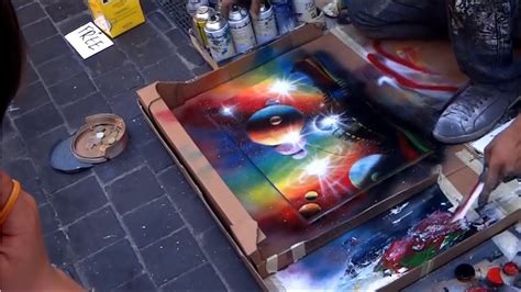 Amazing Street Artist Amazing Street Art Painting Spray Paint Art