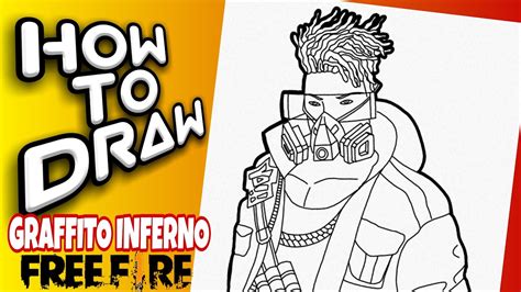 Hey guys, welcome to my channel, today in this tutorial i draw k character of free fire. HOW TO DRAW FREE FIRE GRAFFITO INFERNO | FREE FIRE ...
