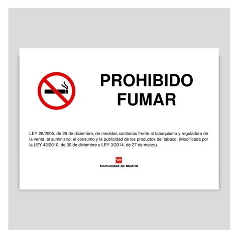 Prohibido Fumar Comunidad De Madrid