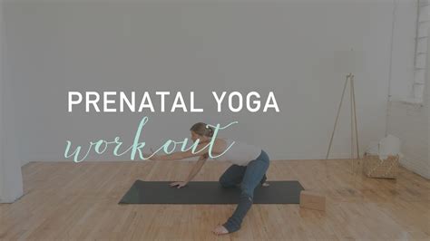 prenatal yoga flow 8 yoga poses for pregnancy youtube