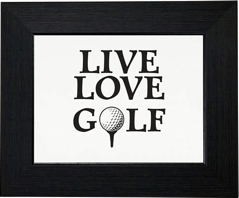 Hollywood Thread Live Love Golf With Golf Ball And Tee