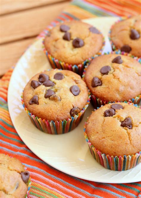 Banana Chocolate Chip Muffins Gf Vegan