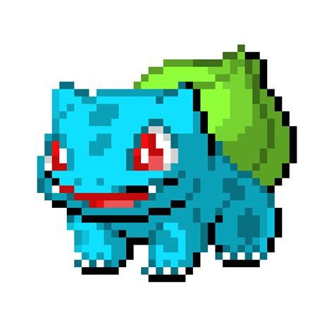 Pokemon png you can download 27 free pokemon png images. bulbasaur | Pixel Art Maker