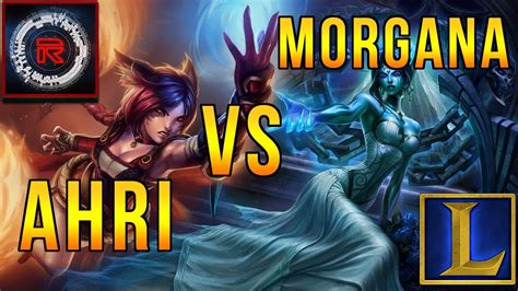 Red Ahri Vs Morgana League Of Legends Youtube