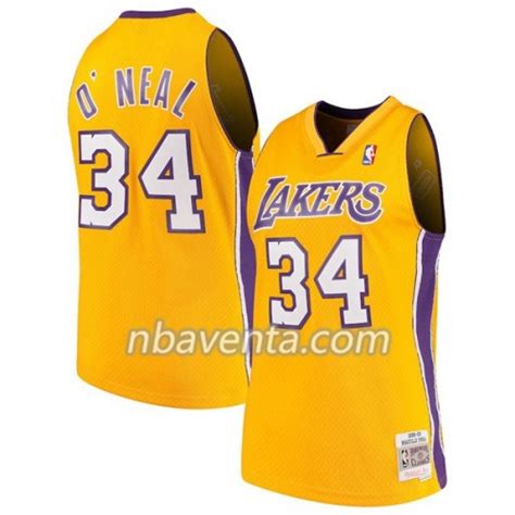 Camiseta Hombre Los Angeles Lakers Shaquille O`neal 34 Hardwood