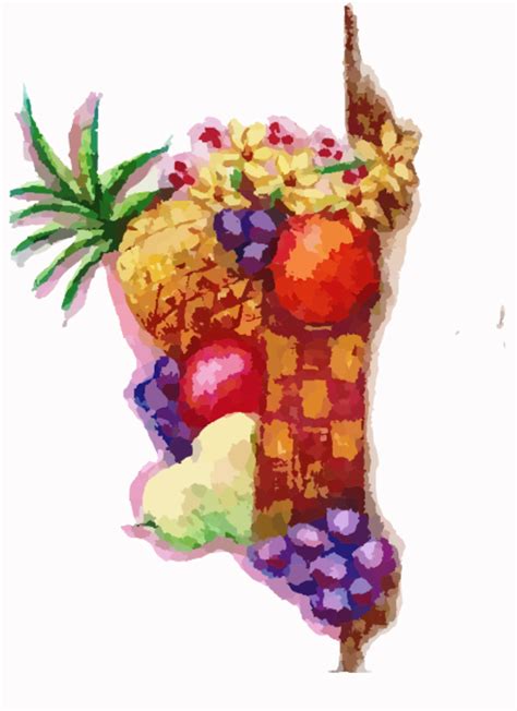 Still Life Fruit Basket Clip Art At Vector Clip Art Online