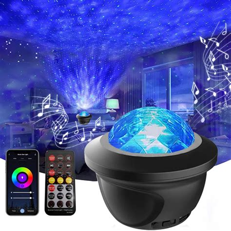 Led Star Galaxy Projector Starry Sky Night Light Built In Bluetooth