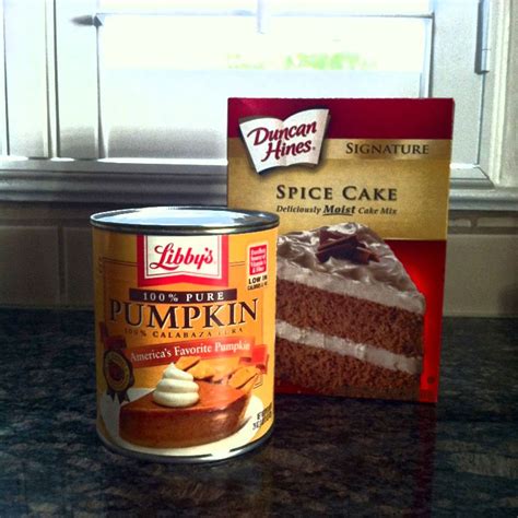 Canned Pumpkin And Spice Cake Mix The Cake Boutique