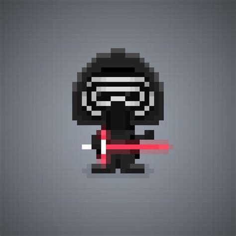 Star Wars Kylo Ren In 2021 Pixel Art Pixel Art Design Star Wars Images