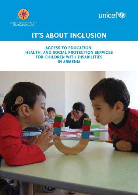 “its About Inclusion” Report United Nations In Armenia