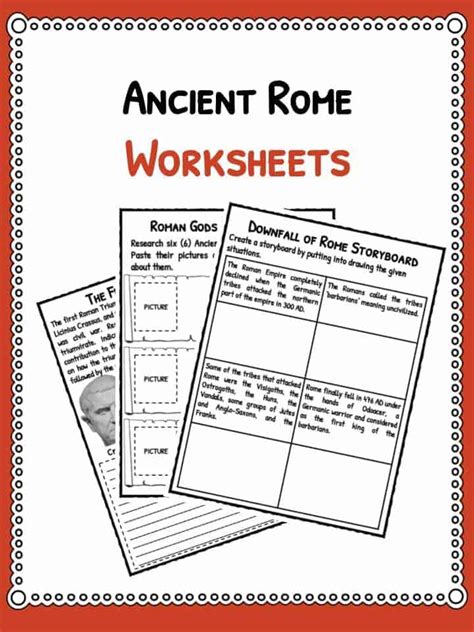 Ancient Rome Facts Information And Worksheets Teaching Resources