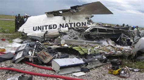 Un Plane Crash 32 Killed One Survives World News Sky News