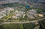 Luftbild Düsseldorf - Campus- Gebäude der Universität Heinrich-Heine ...
