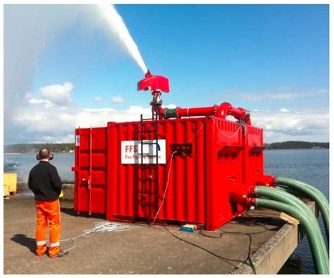 External Fire Fighting System Fifi Container Solutions Solas Marine
