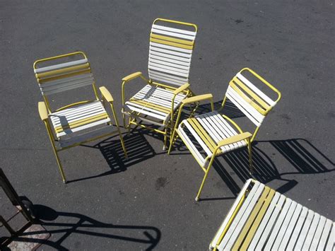 Vinyl Strap Patio Chairs 6 Pictures Modernchairs
