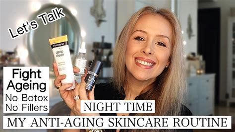 My Anti Aging Night Time Skincare Routine Youtube