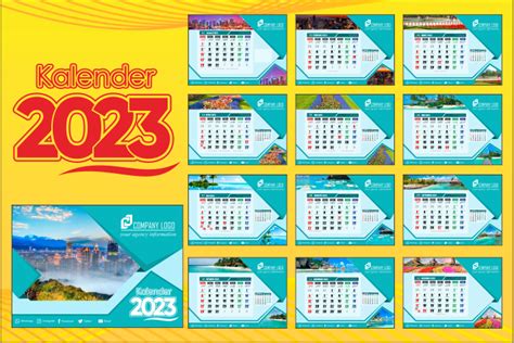 Gratis Download Template Kalender Meja 2023 Cdr Lengkap 44 Off
