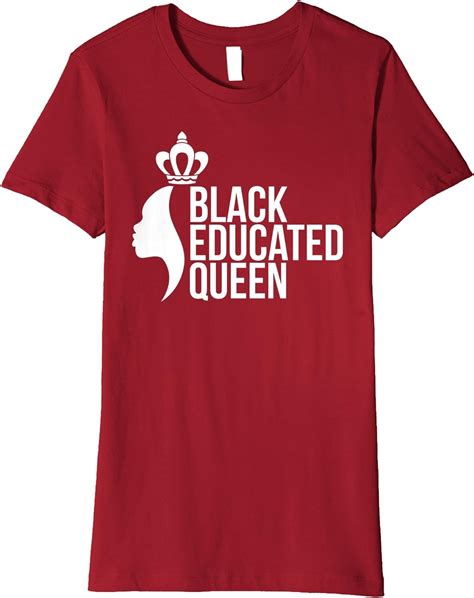 black educated queen t shirt graduation t afro style clothing