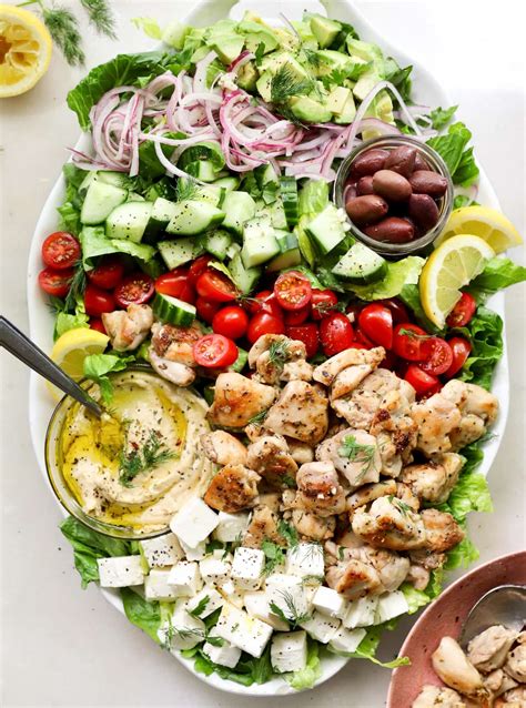 Easy Greek Salad With Chicken Cook At Home Mom