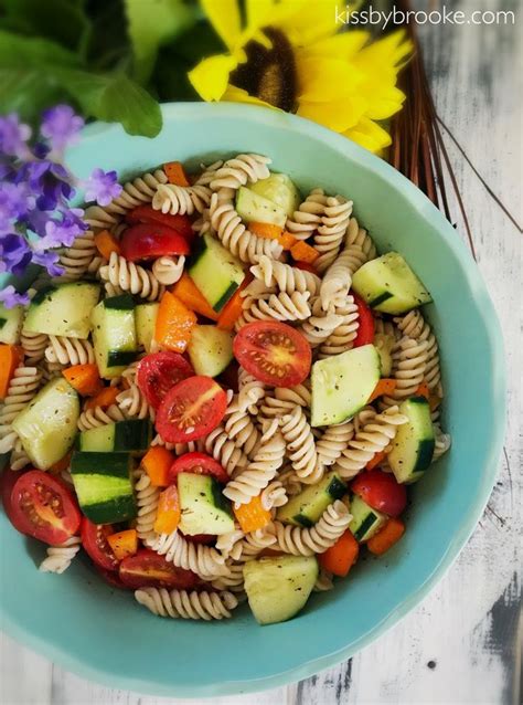 Vegetable Brown Rice Pasta Salad Recipe Brown Rice Pasta Clean And