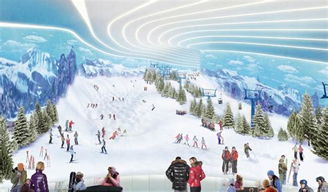 The First Indoor Snow Park In North America Is Opening In December In