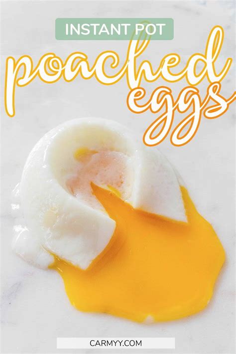 Want To Make The Perfect Poached Eggs Got An Instant Pot With The Instant Pot Youll Get