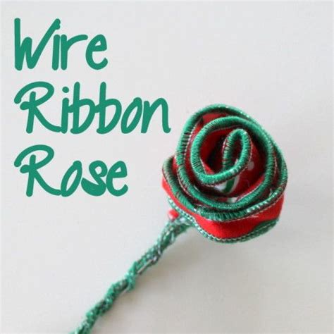 Wire Ribbon Rose Tutorial • The Crafty Mummy | Ribbon crafts diy, Diy ribbon, Ribbon flower tutorial