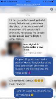 Cheating Boyfriend S Plea To Bolton Nightclub To Take Down Cheat