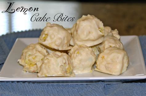 Lemon Cake Bites Purely Chic