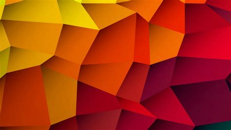 Yellow Orange Red Colors Geometry Hd Abstract Wallpapers Hd