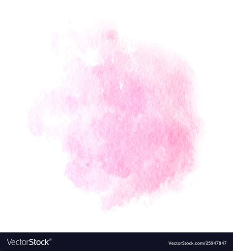 Soft Pink Powder Color Watercolor Background Vector Image