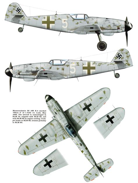 Asisbiz Article About Messerschmitt Bf 109k4 1njg11 White 5 Leck