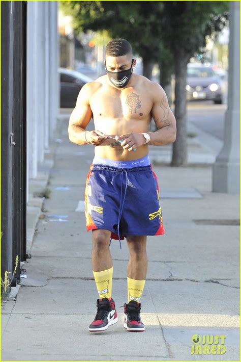 Nelly Goes Shirtless Leaving Dwts Rehearsals Photo Dancing