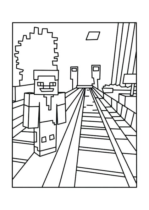 The free minecraft coloring template to print can be used for different reasons. Minecraft Coloring Pages Herobrine at GetColorings.com ...