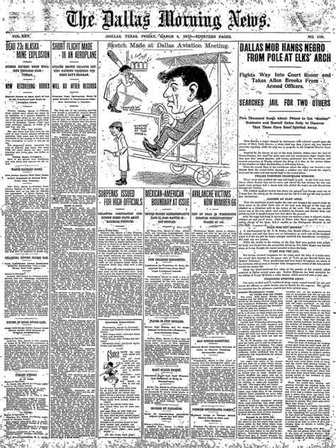 Dallas Morning News March 4 1910
