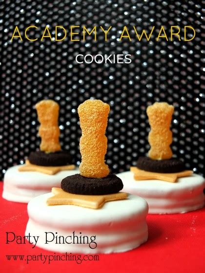 Academy Award Oscar Cookie Recipe With White Chocolate Oreos And Sour