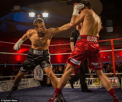 Mark Wright Lends Support To Elliott Wright In Charity Boxing Match Daily Mail Online