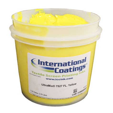 Fluorescent Yellow Ultramix® Pantone® Color System 7527 Screen