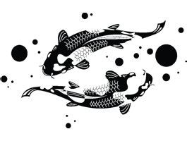 Koi stencils or stickers - Google Search | Wall decals, Custom wall