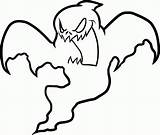 Coloring Ghost Pages Scary Printable Very Kids Popular sketch template