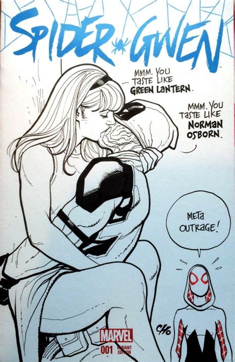 Frank Cho Provides Spider Gwen And Power Girl Outrage From London Frank Cho Comics Comic