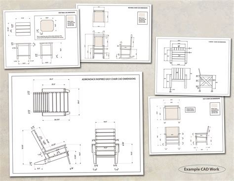 Furniture Technical Drawing